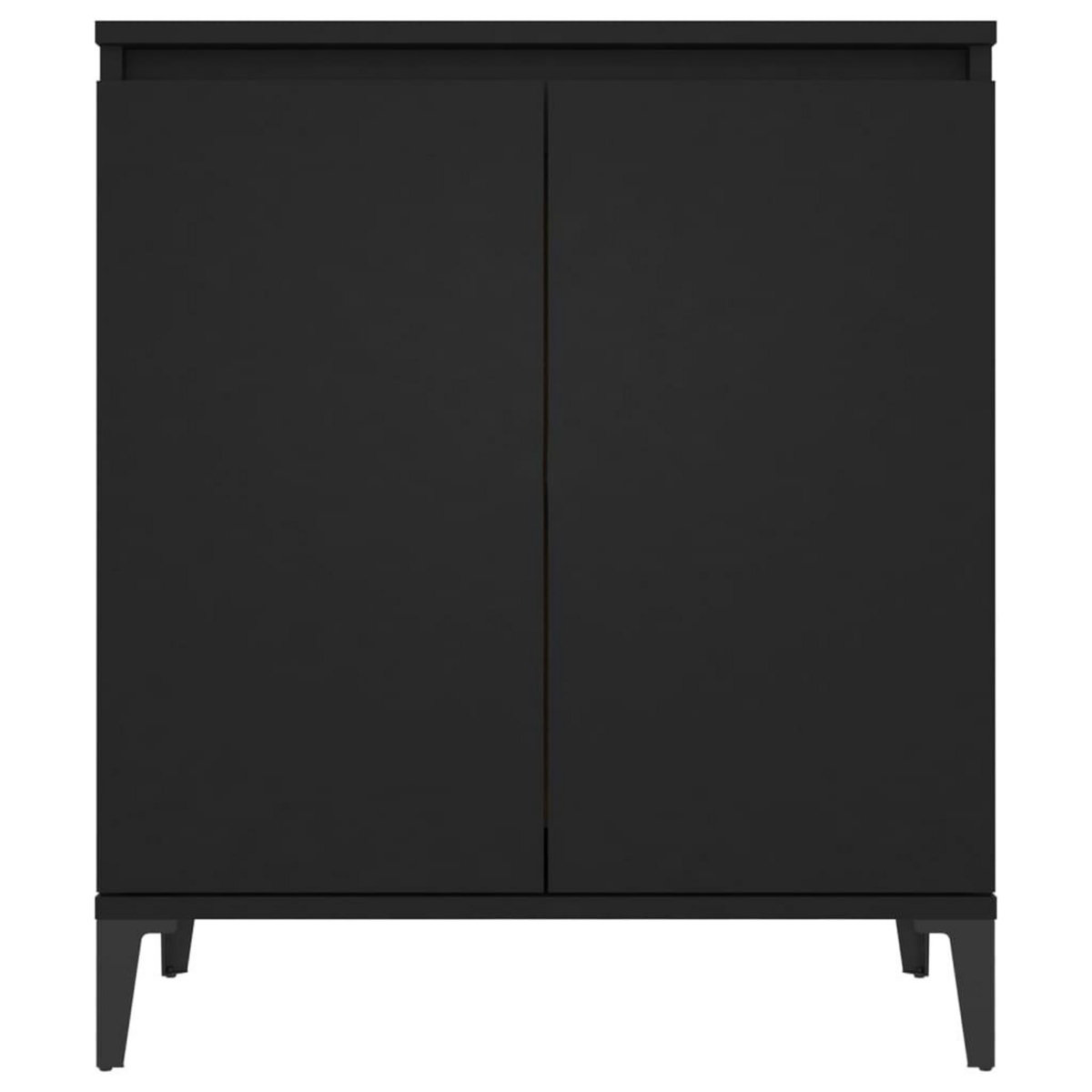 VIDAXL Buffet noir 60x35x70 cm bois d'ingenierie