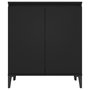 Voir la diapositive 5 : VIDAXL Buffet noir 60x35x70 cm bois d'ingenierie