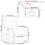 Voir la diapositive 6 : VIDAXL Fauteuil inclinable de massage Vert fonce Tissu