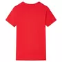 VIDAXL T-shirt pour enfants rouge 140