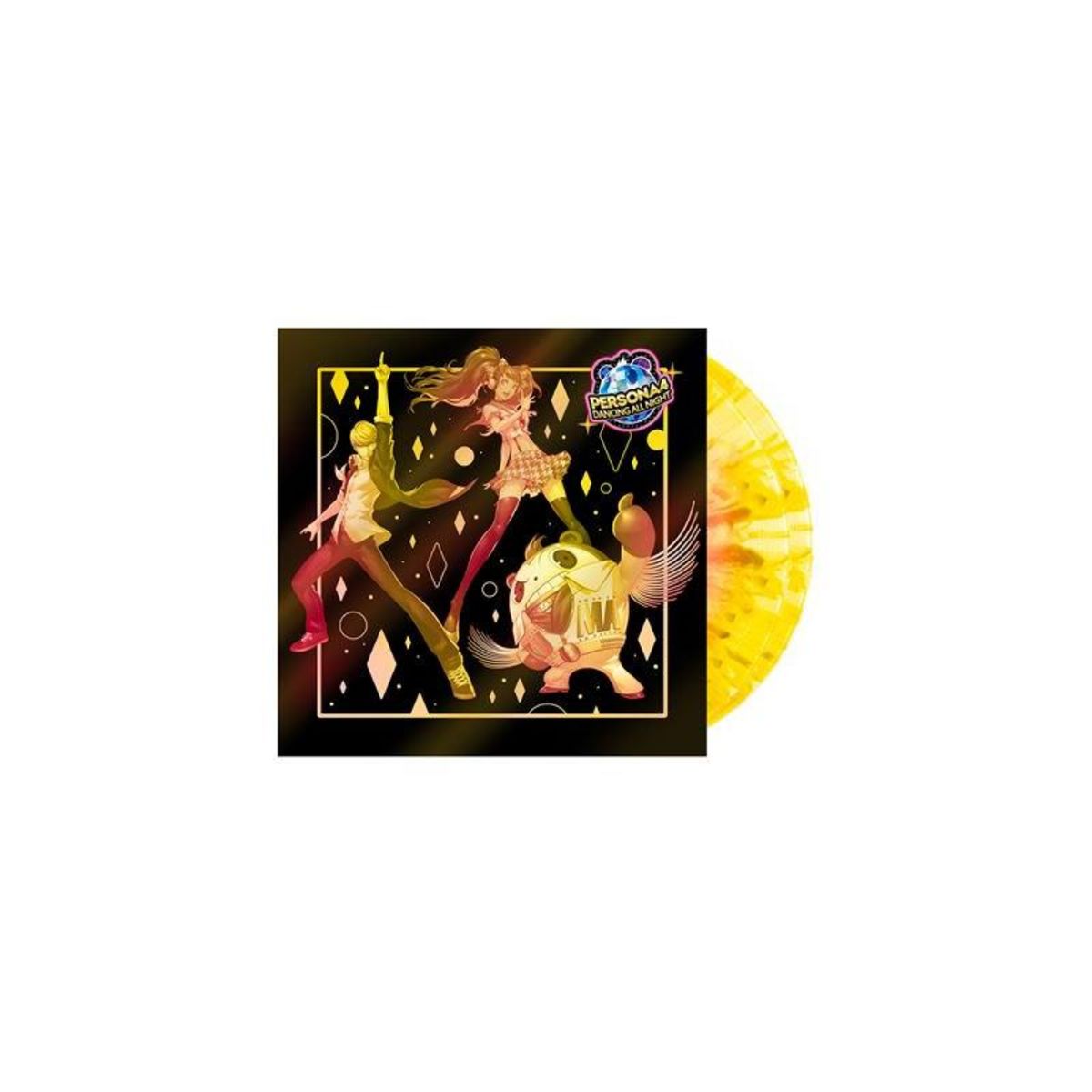 Persona 4 Dancing All Night Vinyle Jaune Éclaboussé de lumière
