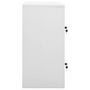 Voir la diapositive 3 : VIDAXL Armoire a casiers Gris clair 90x45x92,5 cm Acier