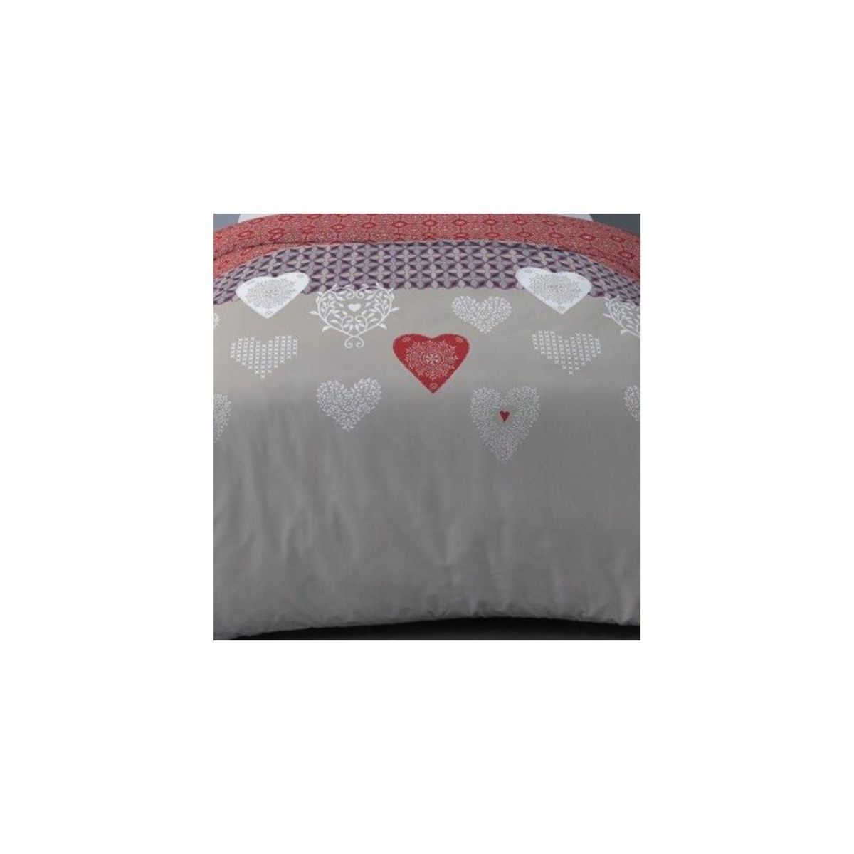 Dourev Housse de couette Flanelle 140x200 NATY + 1 taie