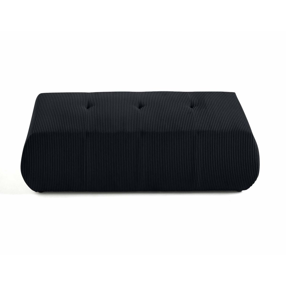 LISA DESIGN Onyx - pouf d'appoint - en velours côtelé
