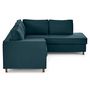 Voir la diapositive 5 : LISA DESIGN Jake - canapé déhoussable d'angle droit 5 places en tissu