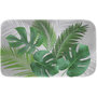Voir la diapositive 1 : Paris Prix Tapis de Bain Microfibre  Amazonica  45x75cm Gris & Vert