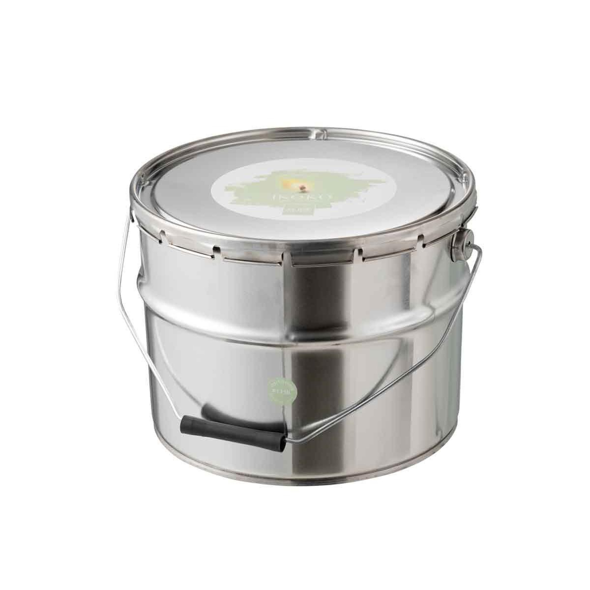 Voir la diapositive 2 : J-LINE Bougie parfumée  ikoko citronnelle  28cm vert menthe
