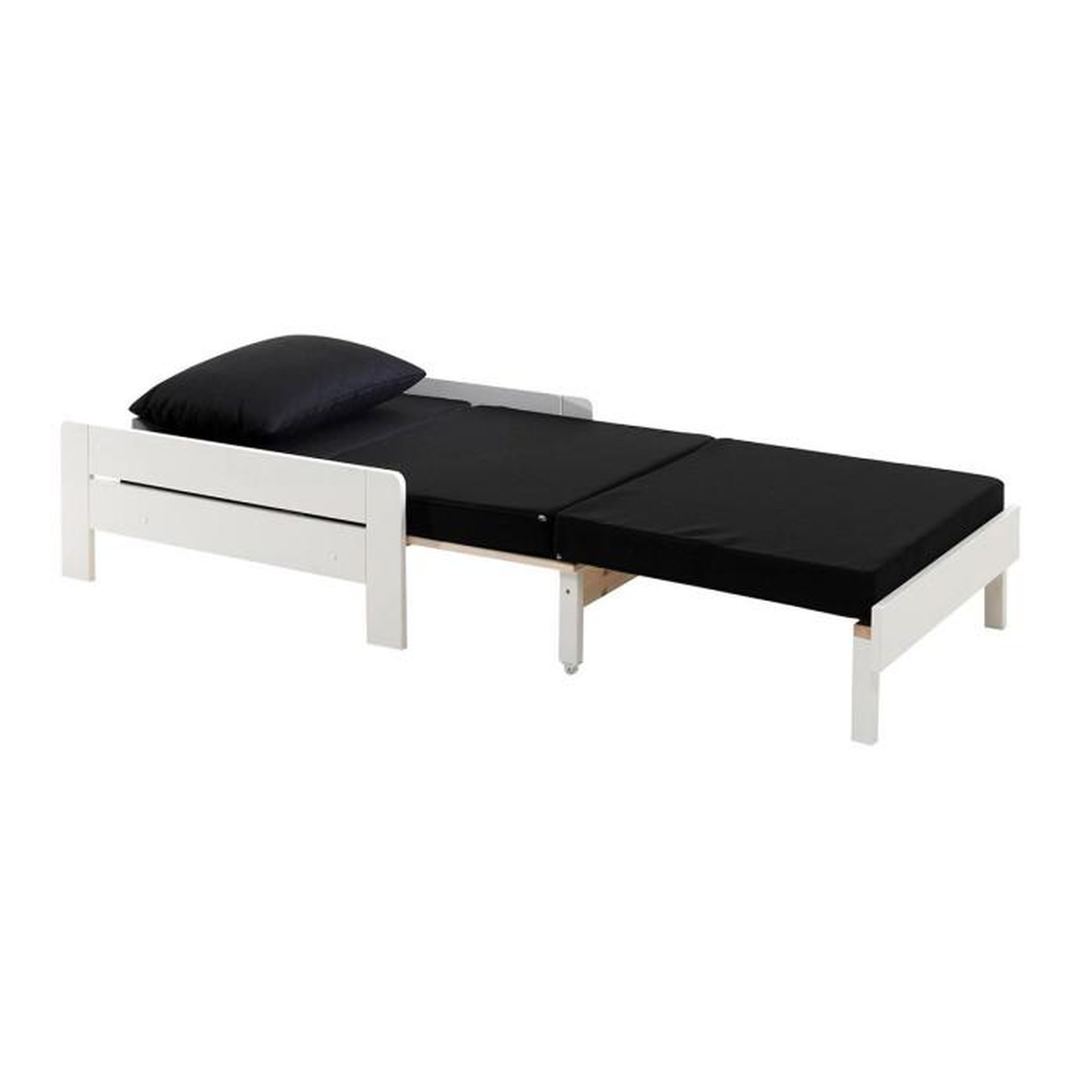 Voir la diapositive 6 : Paris Prix Pack - Lit Mezzanine, Commode & Fauteuil-Lit  Pino II  Blanc