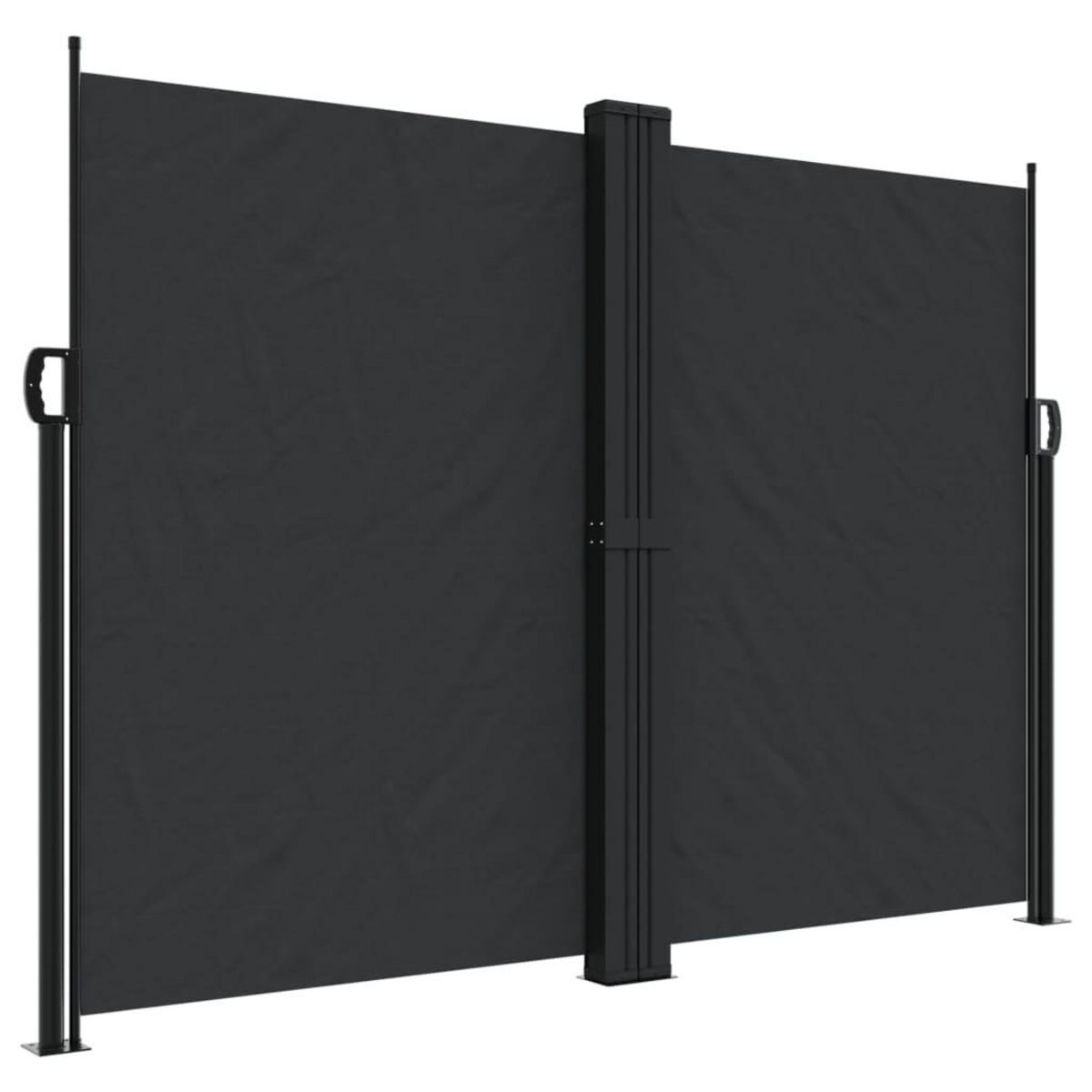 VIDAXL Auvent lateral retractable noir 180x1200 cm
