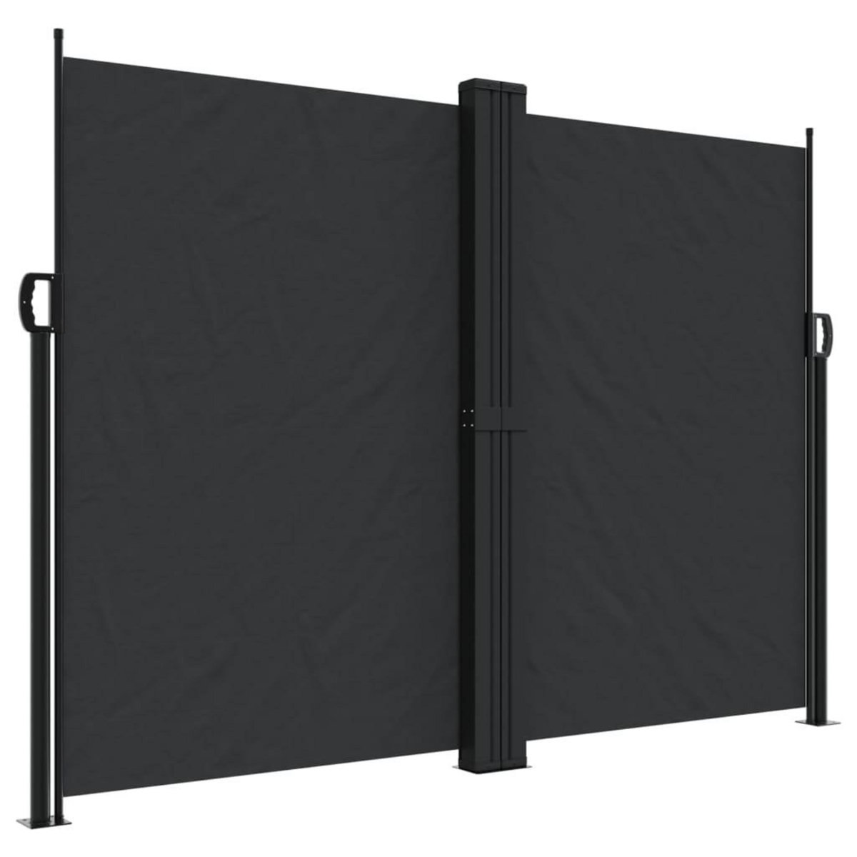 VIDAXL Auvent lateral retractable noir 180x1200 cm