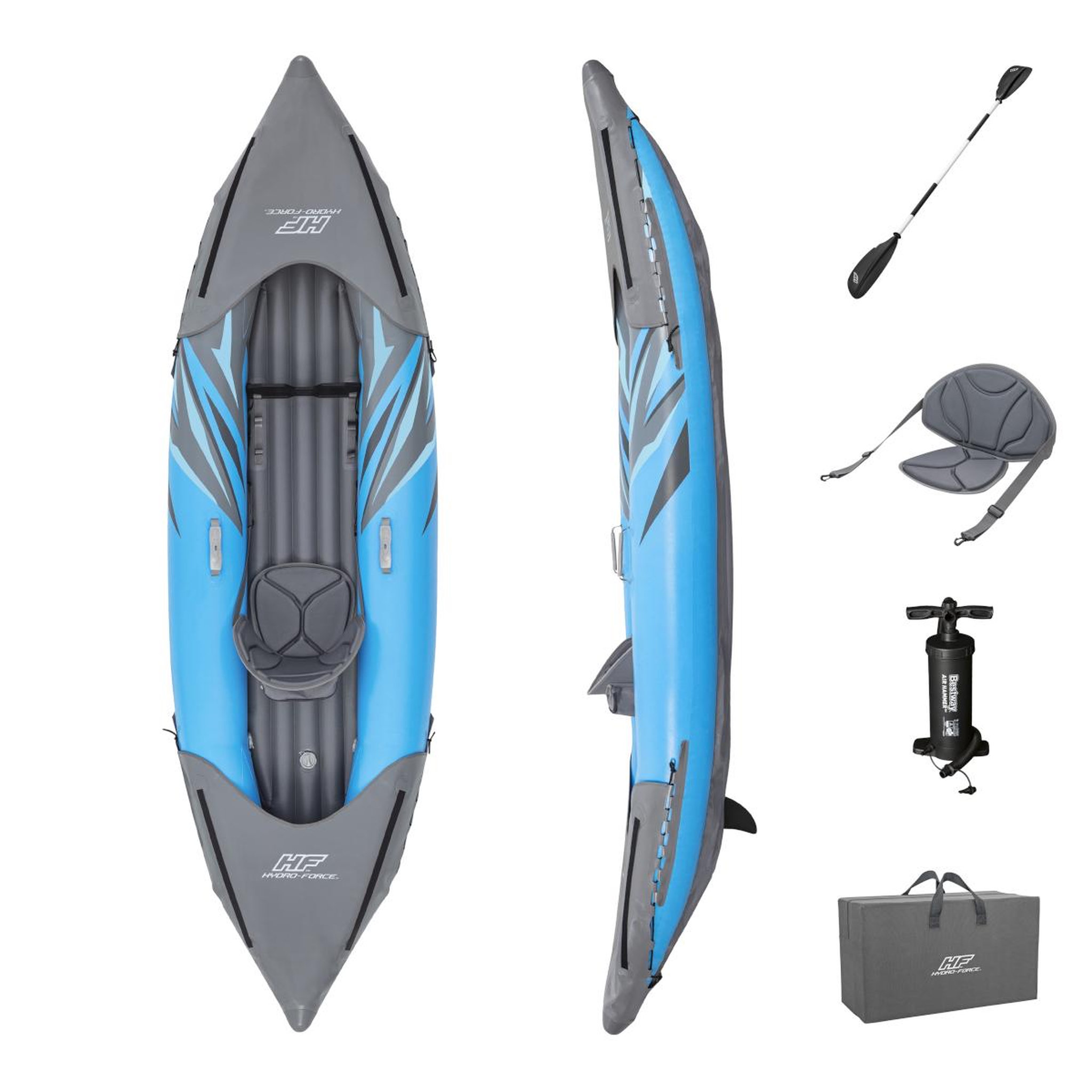 BESTWAY Kayak gonflable pour une personne surge elite 3,05 m - 65143