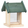 Voir la diapositive 2 : VIDAXL Mangeoires a oiseaux 4 pcs Bois de sapin