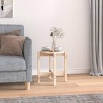 VIDAXL Table basse Ø 42,5x45 cm Bois massif de pin