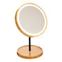 Voir la diapositive 2 : FIVE Miroir de Salle de Bain  Led Bambou  31cm Naturel