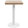 Voir la diapositive 2 : VIDAXL Table de bistro Marron clair 50x50 cm MDF