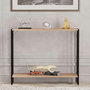 Voir la diapositive 3 : Habitat et Jardin Console en bois  Verona  - 90 x 26 x 74 cm - Pin noir de l'Atlantique