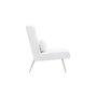 Voir la diapositive 3 : Paris Prix Fauteuil en Tissu Bouclette  Bloom  95cm Blanc