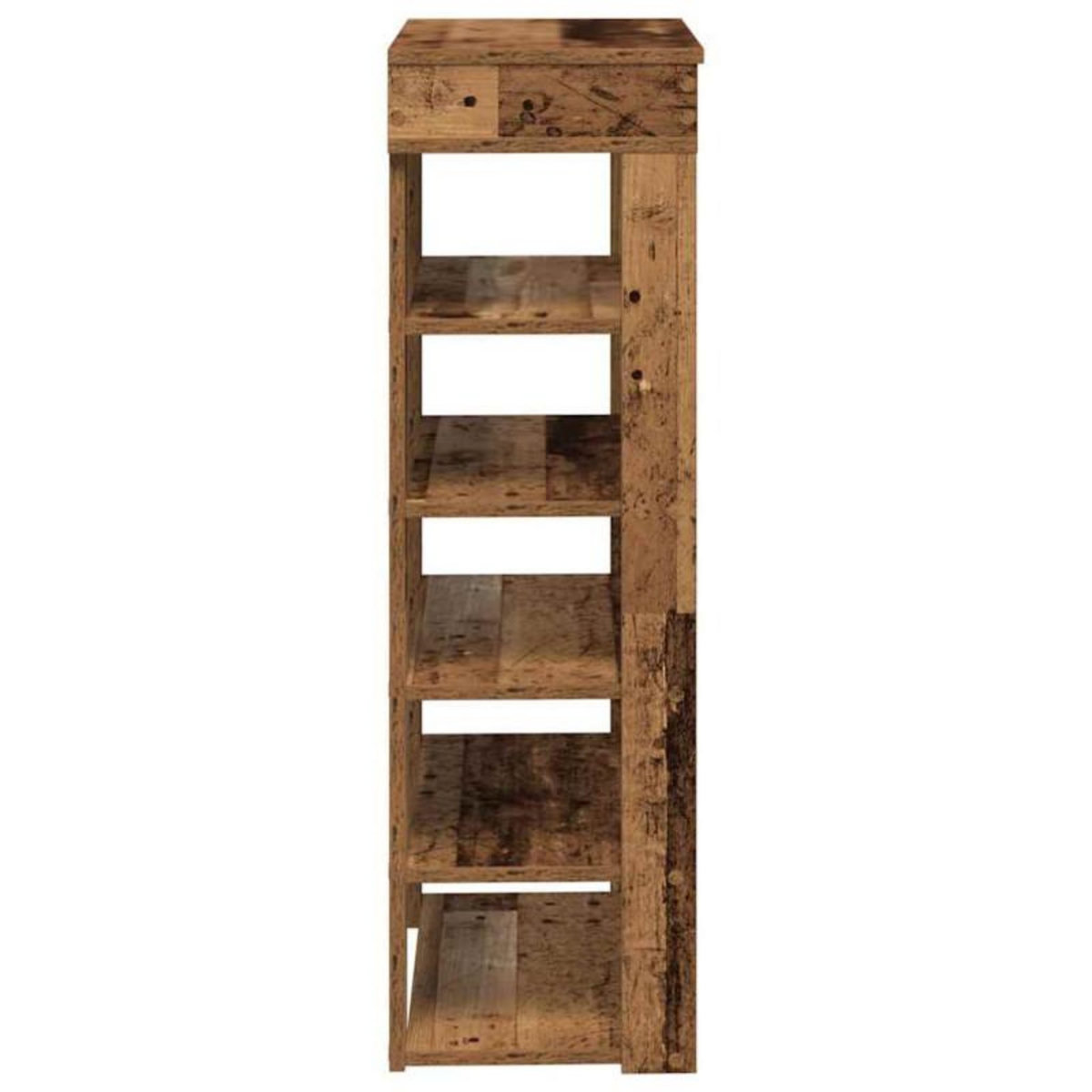 VIDAXL Étagère à chaussures vieux bois 60x30x98 cm bois d ingénierie