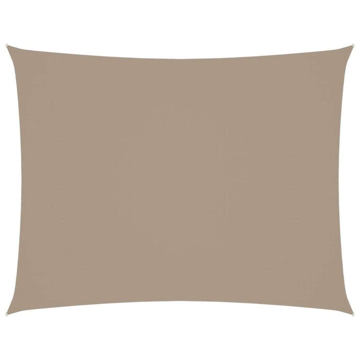 VIDAXL Voile de parasol Tissu Oxford rectangulaire 2x3,5 m Taupe