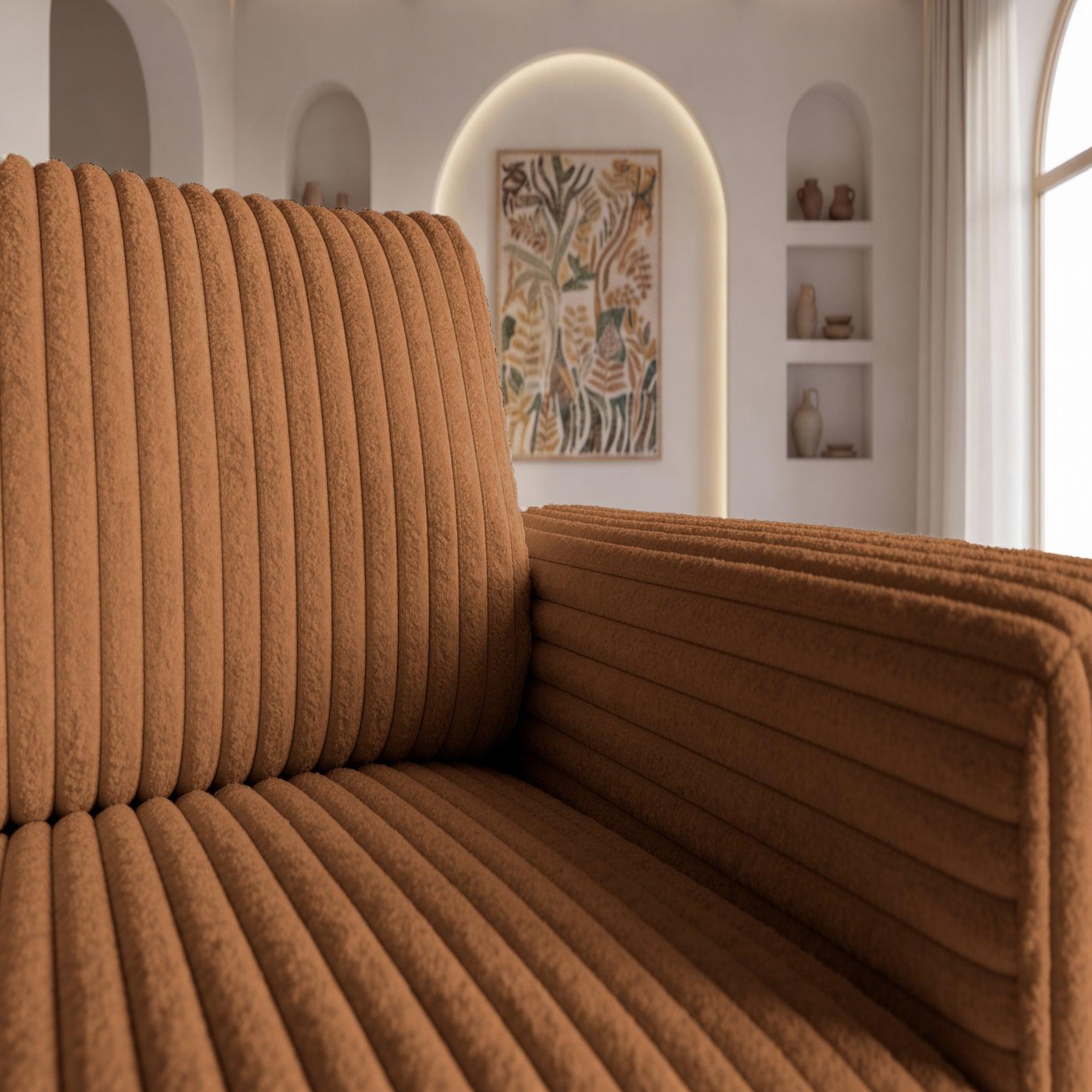 Voir la diapositive 4 : CASANOVA PARIS Caisa - fauteuil en velours côtelé