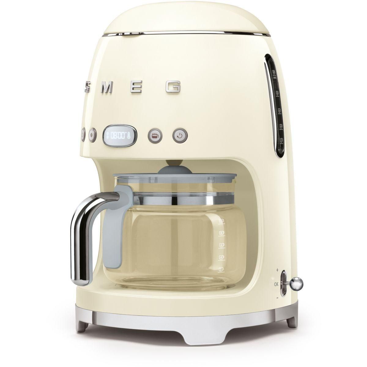 SMEG Cafetière programmable DCF02CREU creme