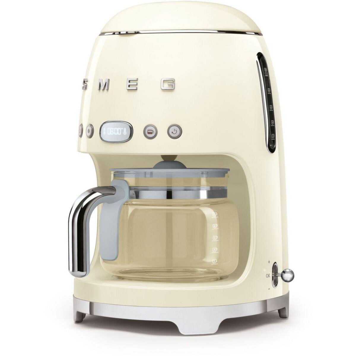 SMEG Cafetière programmable DCF02CREU creme