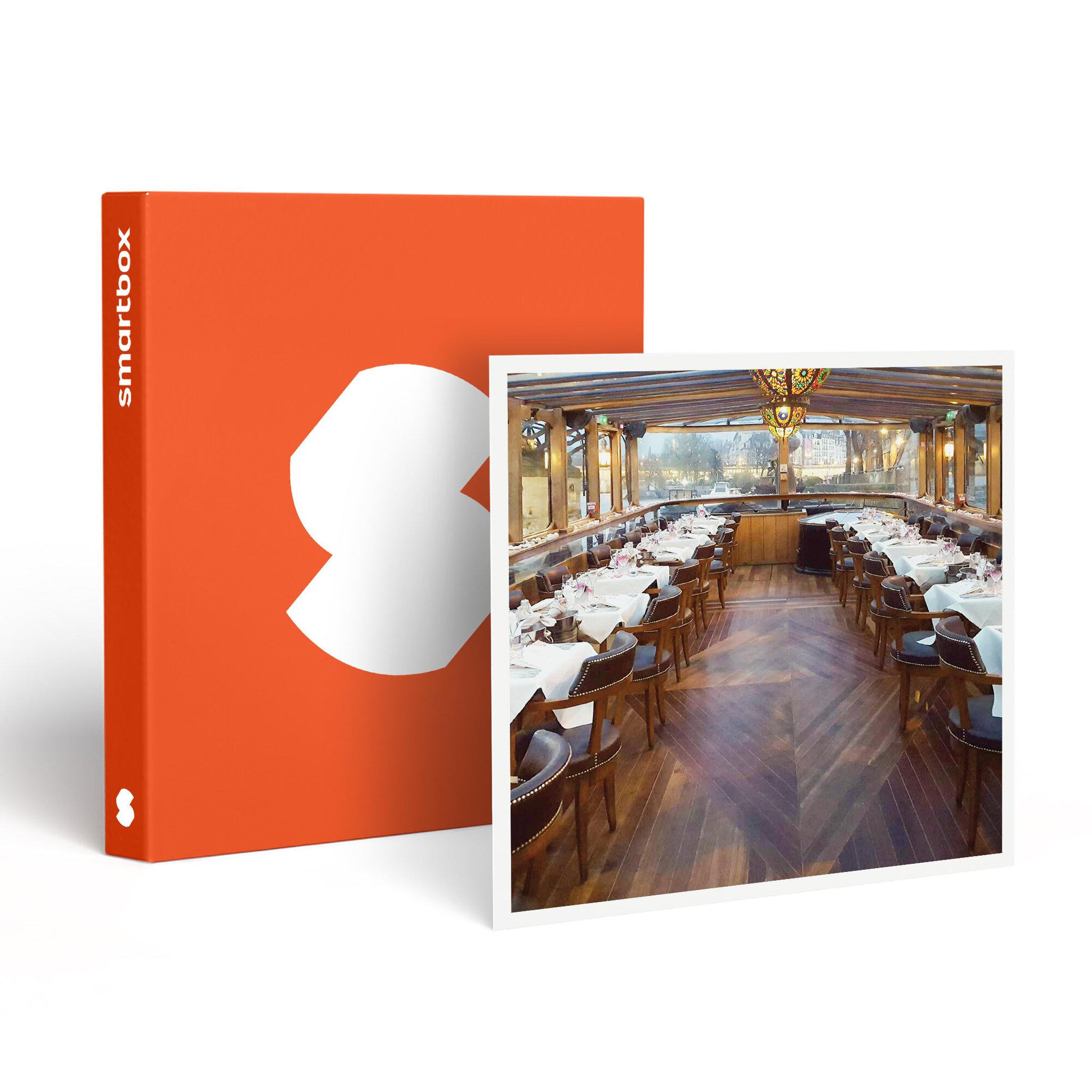 Smartbox Croisière de 2h sur la seine avec déjeuner et cocktail - coffret cadeau gastronomie