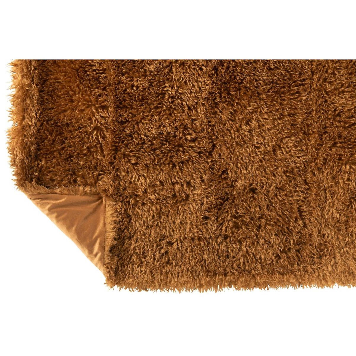 Paris Prix Plaid Imitation Fourrure  Moutie  130x180cm Marron