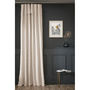 Voir la diapositive 1 : L EFFET PAPILLON Rideau ajustable + 8 anneaux pince  Sixtine  140 x 270 cm -  - 1 Panneau ajustable 140 x 270 cm