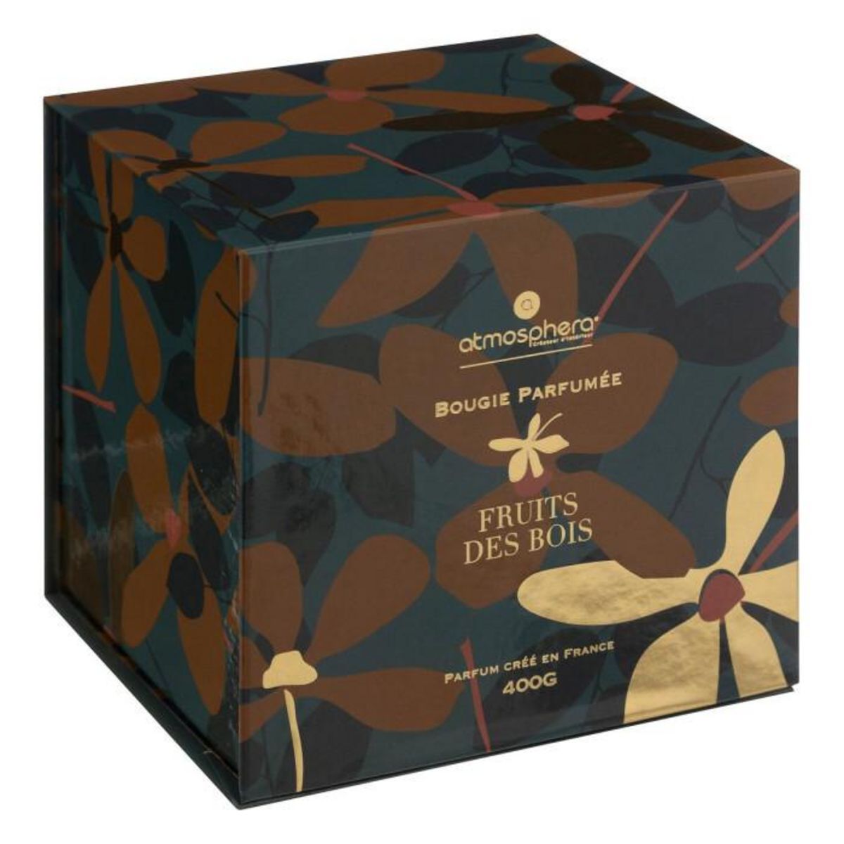 ATMOSPHERA Bougie Parfumée  Plum  400g Fruits des Bois