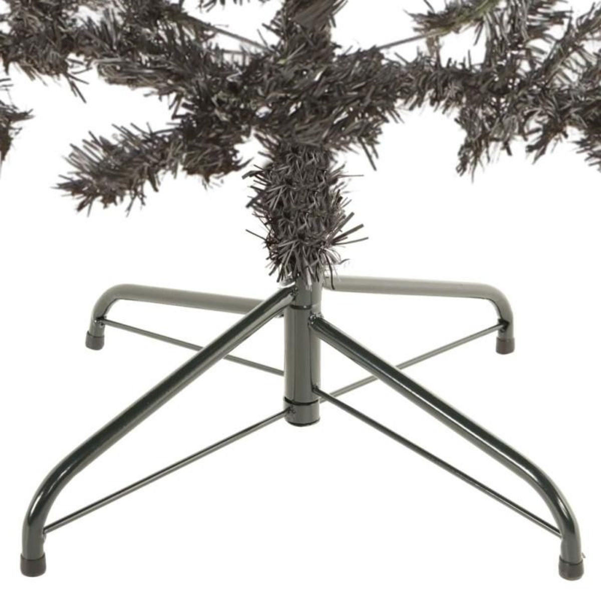 VIDAXL Sapin de Noël étroit Noir 240 cm