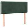 Voir la diapositive 2 : VIDAXL Tete de lit Vert fonce 100x5x78/88 cm Velours