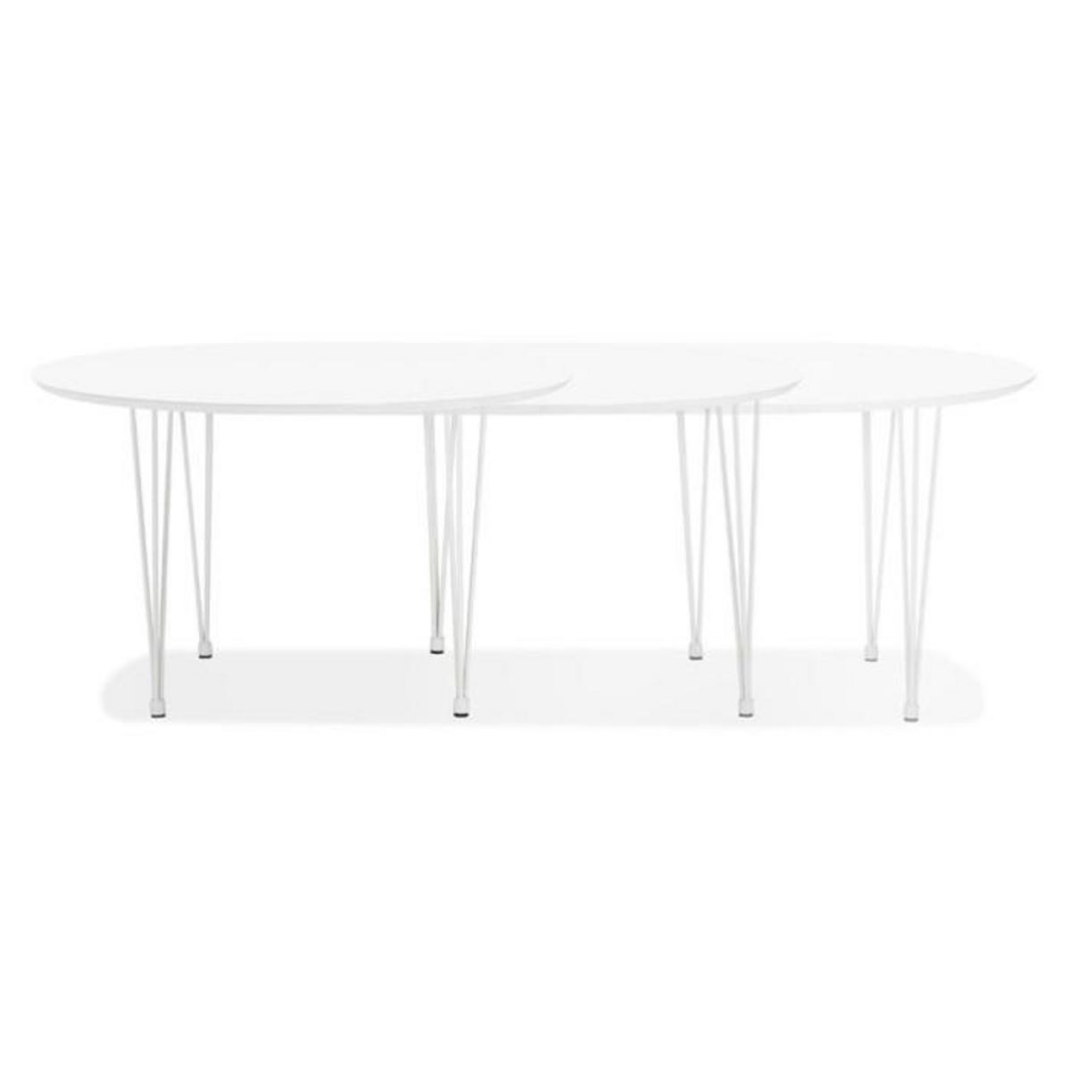 Paris Prix Table de Repas Extensible  Babao  120-220cm Blanc