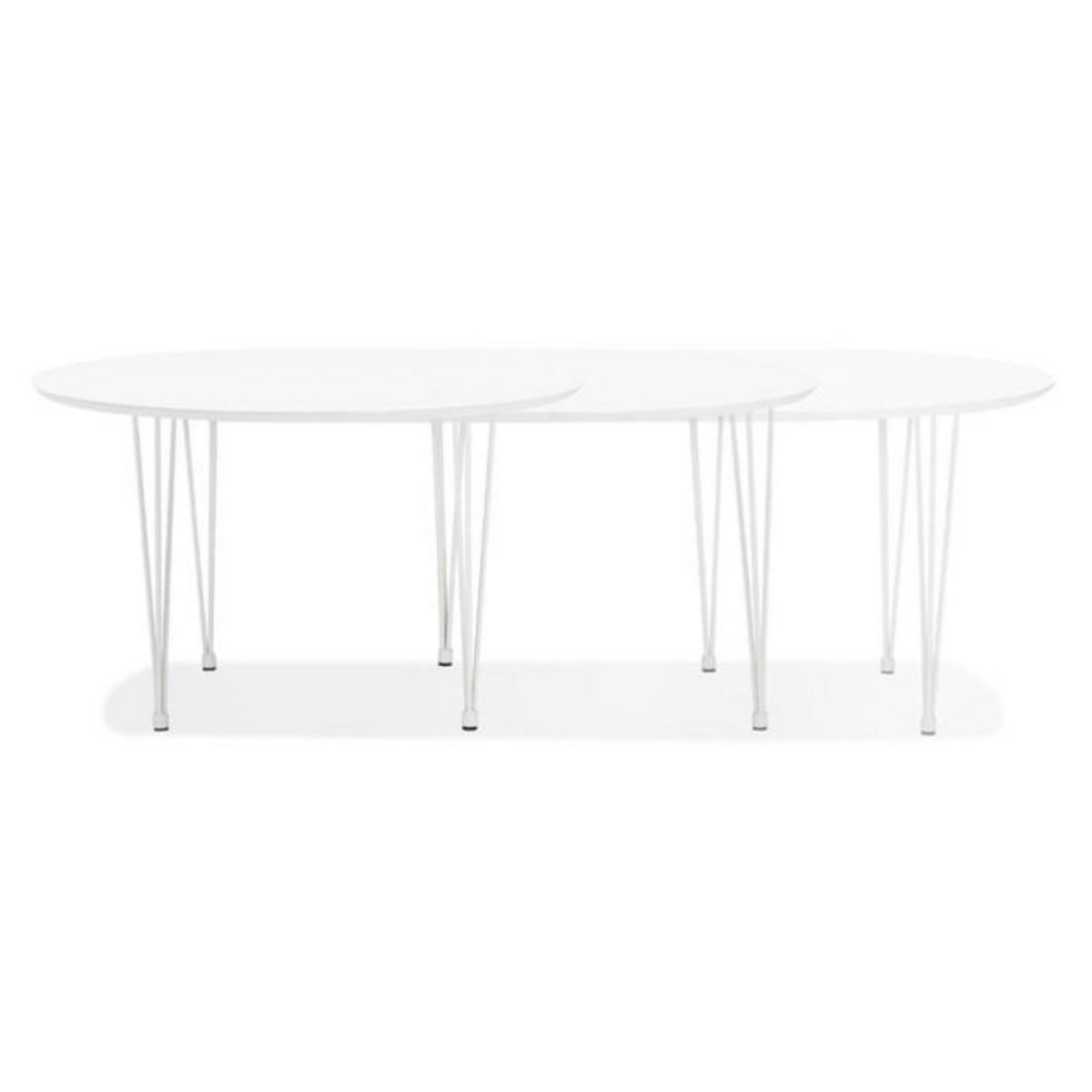 Paris Prix Table de Repas Extensible  Babao  120-220cm Blanc