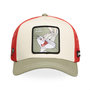 Voir la diapositive 2 : CAPSLAB Casquette trucker avec filet en sergé de coton Looney Tunes Bug Bunny
