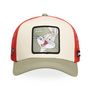 Voir la diapositive 2 : CAPSLAB Casquette trucker avec filet en sergé de coton Looney Tunes Bug Bunny