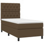 Voir la diapositive 3 : VIDAXL Sommier a lattes de lit et matelas et LED Marron fonce 80x200cm