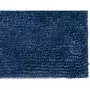 GUY LEVASSEUR Tapis de bain en polyester uni bleu irisé