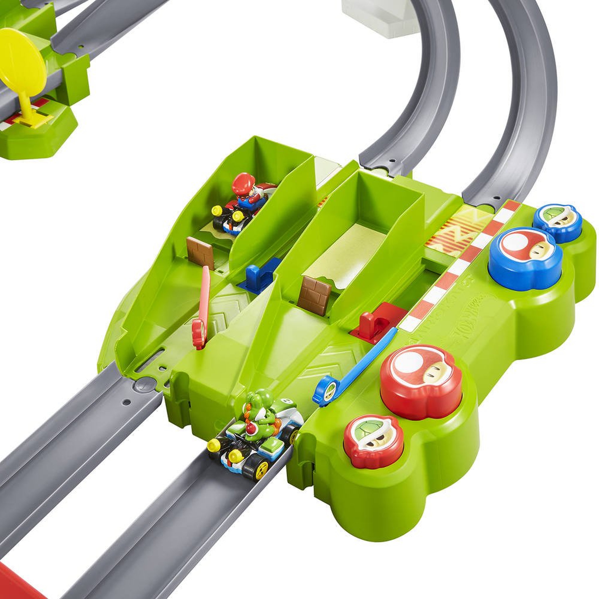 Voir la diapositive 3 : MATTEL Circuit Mario Kart + 2 véhicules - Hot Wheels