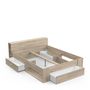 Voir la diapositive 5 : Lit adulte ILIAN, pour couchage 160x200cm
