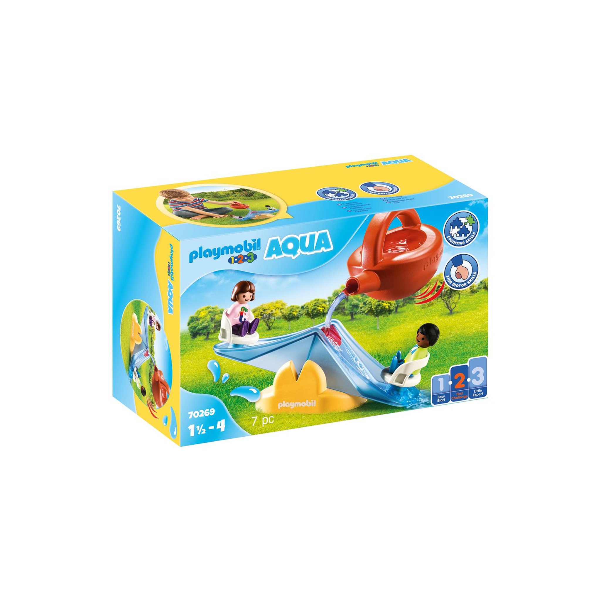 PLAYMOBIL 70269 1.2.3 AQUA - Balançoire aquatique avec arrosoir