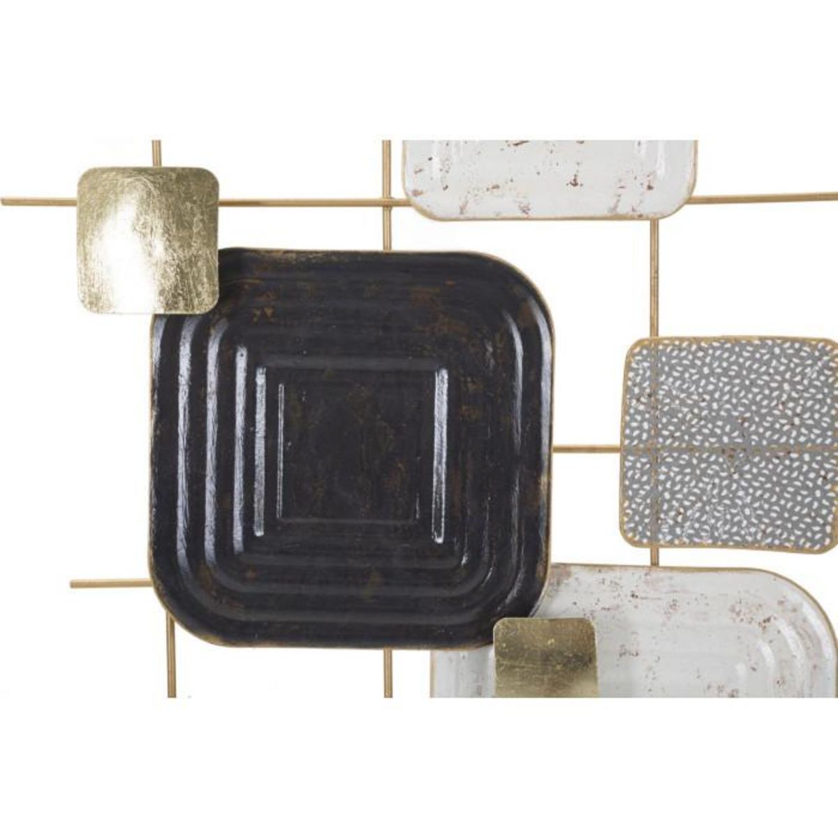 Paris Prix Décoration Murale en Métal  Cubes  80cm Multicolore