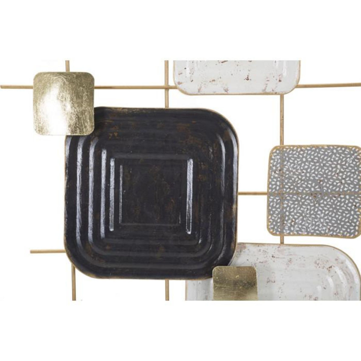 Paris Prix Décoration Murale en Métal  Cubes  80cm Multicolore