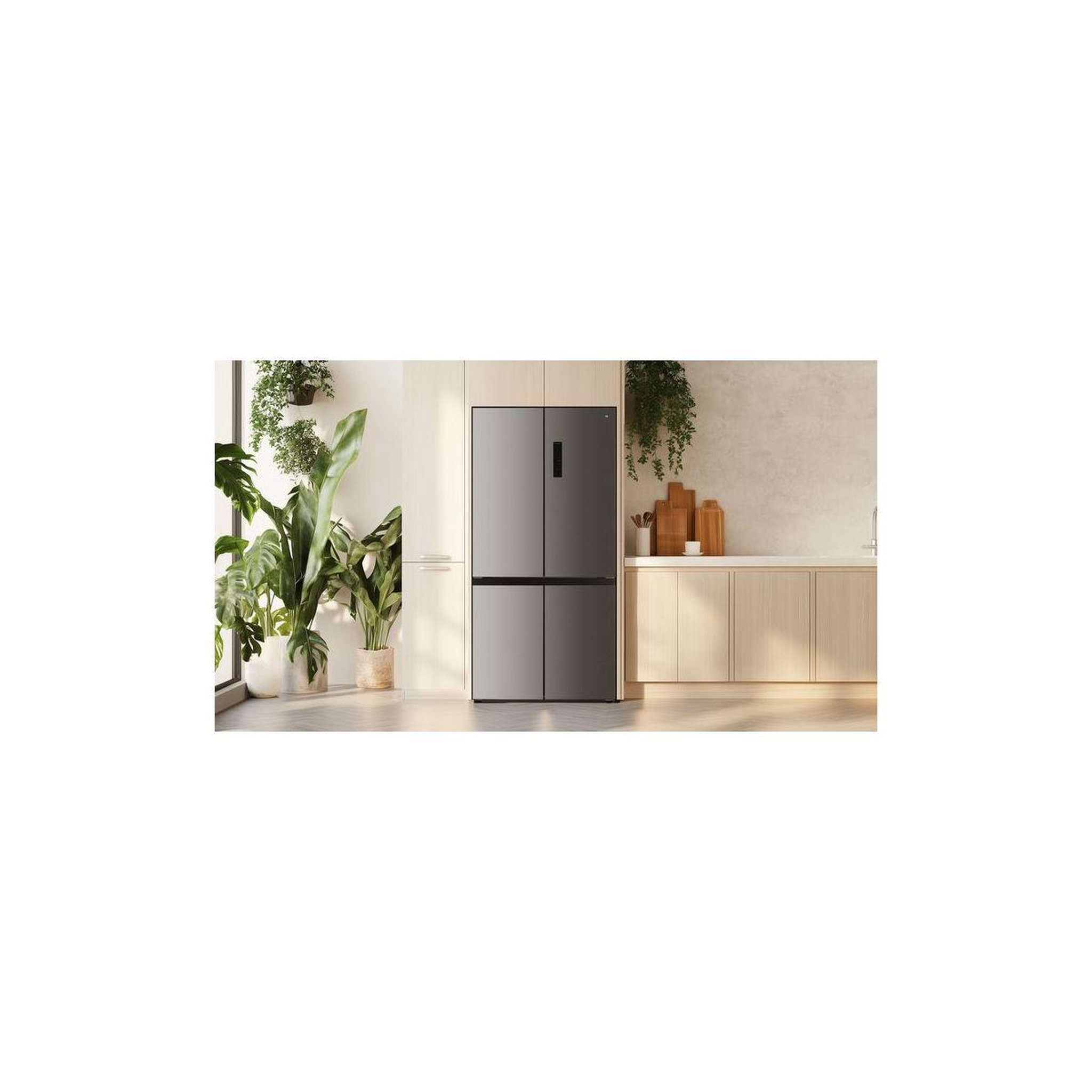 Voir la diapositive 2 : ESSENTIEL B Réfrigérateur multi portes ermve190-90hov1