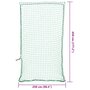 Voir la diapositive 6 : VIDAXL Filet pour remorque avec corde elastique vert 4,5x2,5 m PP