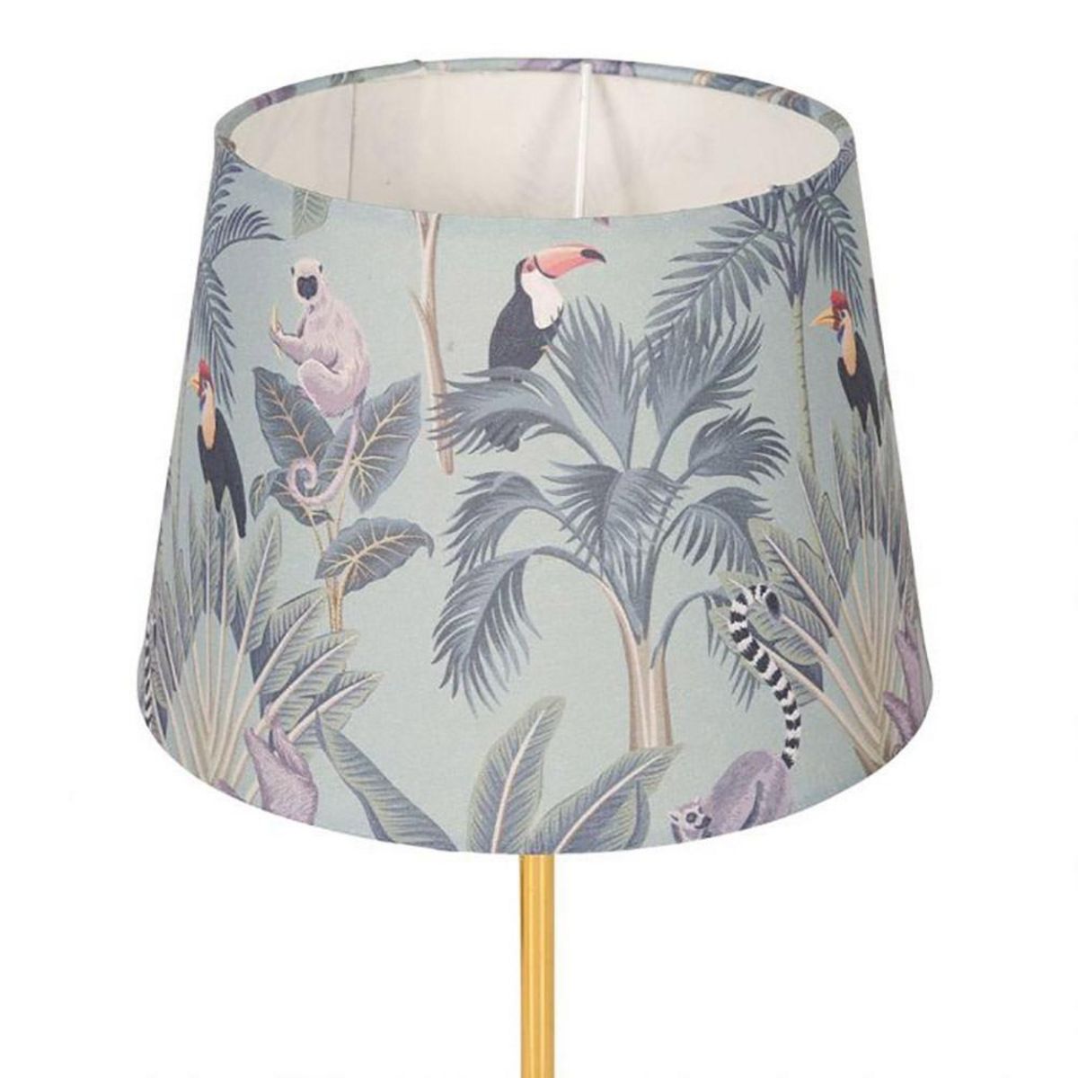 OSTARIA Lampe métal Luxuriance pied doré