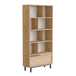 Habitat et Jardin Bibliothèque en bois  Calvin  83,9 x 29,5 x 175,6 cm - Noyer