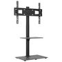 Voir la diapositive 2 : VIDAXL Meuble TV d angle 2 niveaux pour 32 65 pouces noir