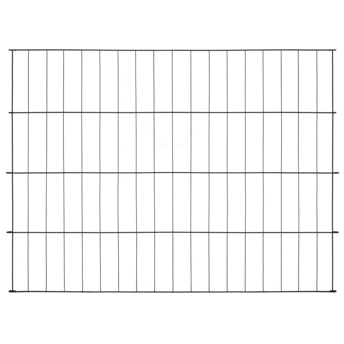 VIDAXL Ensemble de cloture de jardin 115x79 cm vert