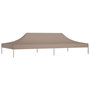 Voir la diapositive 2 : VIDAXL Toit de tente de reception 6x3 m Taupe 270 g/m^2